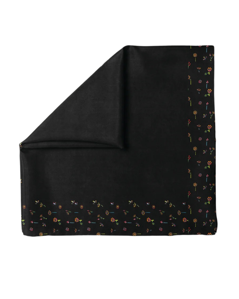 Tie Ur Knot Bloom Border Square Scarf Myselflingerie.com