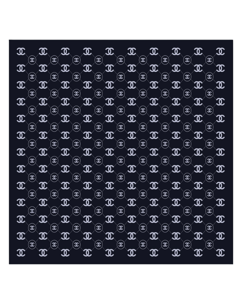 Revaz HS659H/E Navy/Grey C Design Adjustable Pre-Tied Bandanna with Velvet Grip Myselflingerie.com