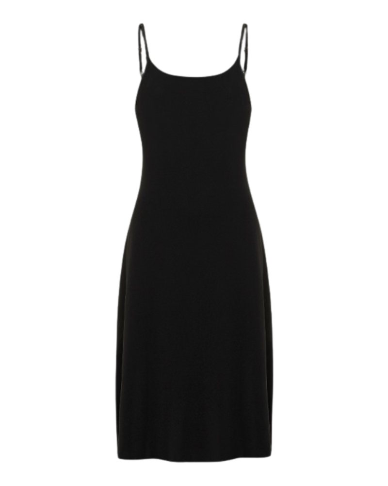 Gemsli FK311 41" Black Luxury Adjustable Straps Seamless Slip Myselflingerie.com
