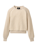 UGG Cream Zayla ChateauKnit Pull on Sweater