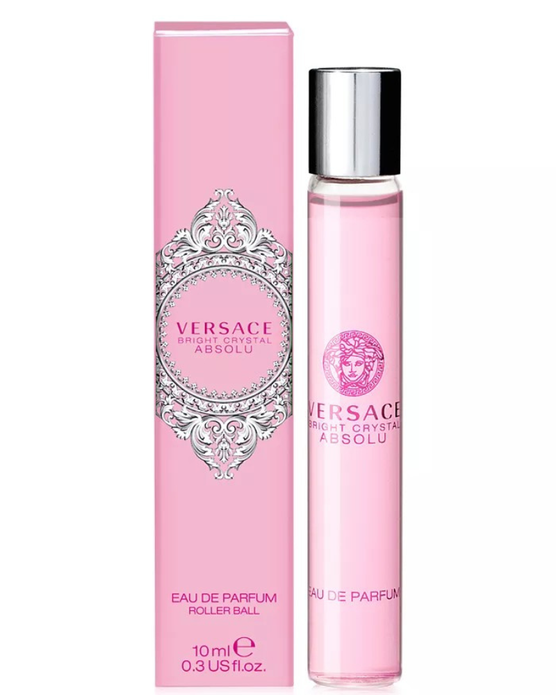 Versace Bright Crystal Absolu Eau de Parfum 0.3 Fl Oz Rollerball Myselflingerie.com