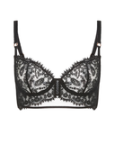 Simone Perele 1G3330 Black Precieuse Half Cup Bra Myselflingerie.com