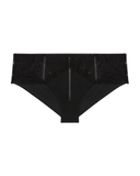 Simone Perele 1G3630 Black Precieuse Boyshort Myselflingerie.com