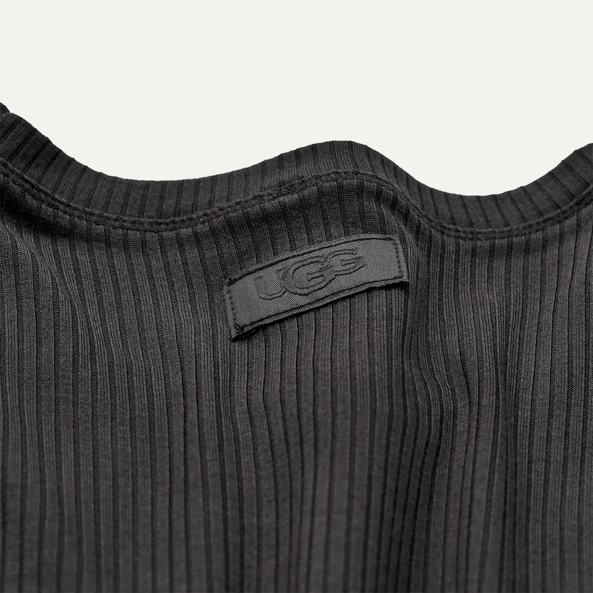 UGG 1167362 Ink Miriam Short Sleeve Rib Lounge Top Myselflingerie.com