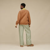UGG 1171477 Chestnut UGG Logo Crewneck Sweater Myselflingerie.com