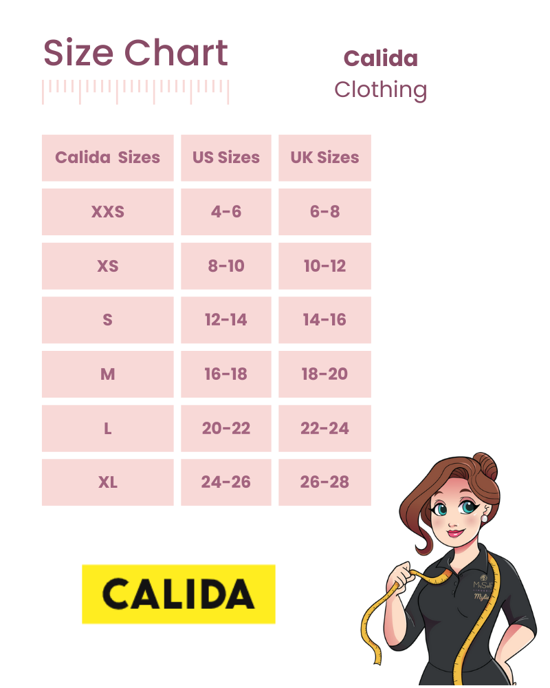 Bras ALL Collection Size Guide