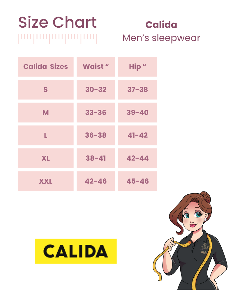 For Him Size Guide