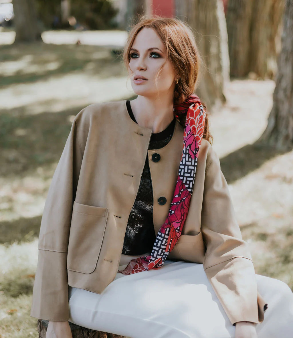 Tie Ur Knot In Bloom Square Scarf Myselflingerie.com