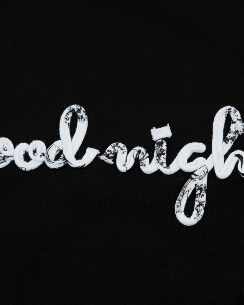 Miss Mini Good Night Black Modal Teen Nightgown