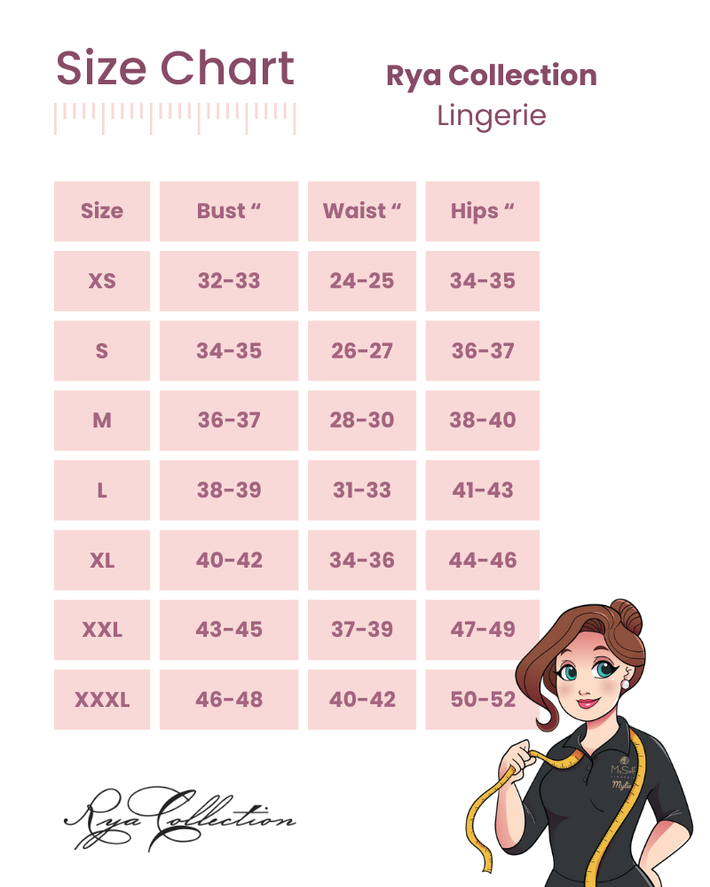 All Products Size Guide