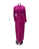 51525173LI Fuchsia Cotton Velour Morning Wrap Robe