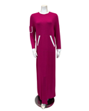 Velvet Hot Pink Modal Pull On Nightgown with Kangaroo Pocket