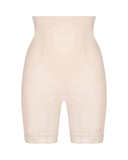 682 Beige Firm Control High Waisted Panty Girdle with Legs