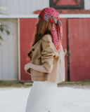 Tie Ur Knot In Bloom Square Scarf Myselflingerie.com