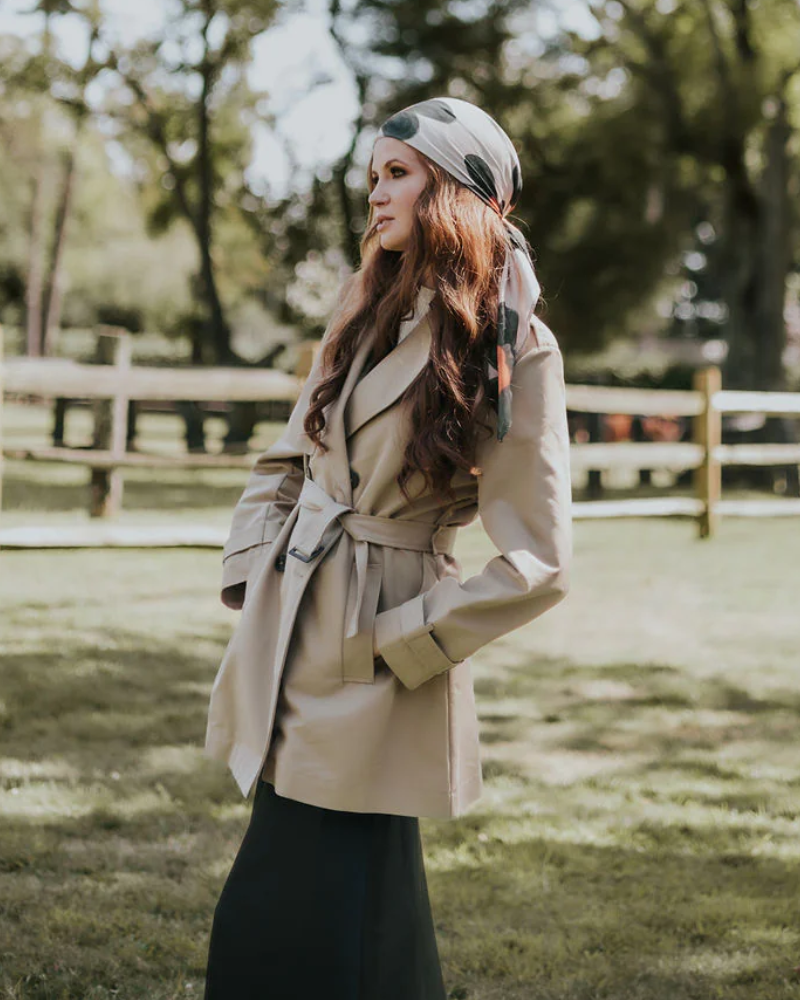 Tie Ur Knot Fall Floral Triangle with Full Non Slip Grip Myselflingerie.com