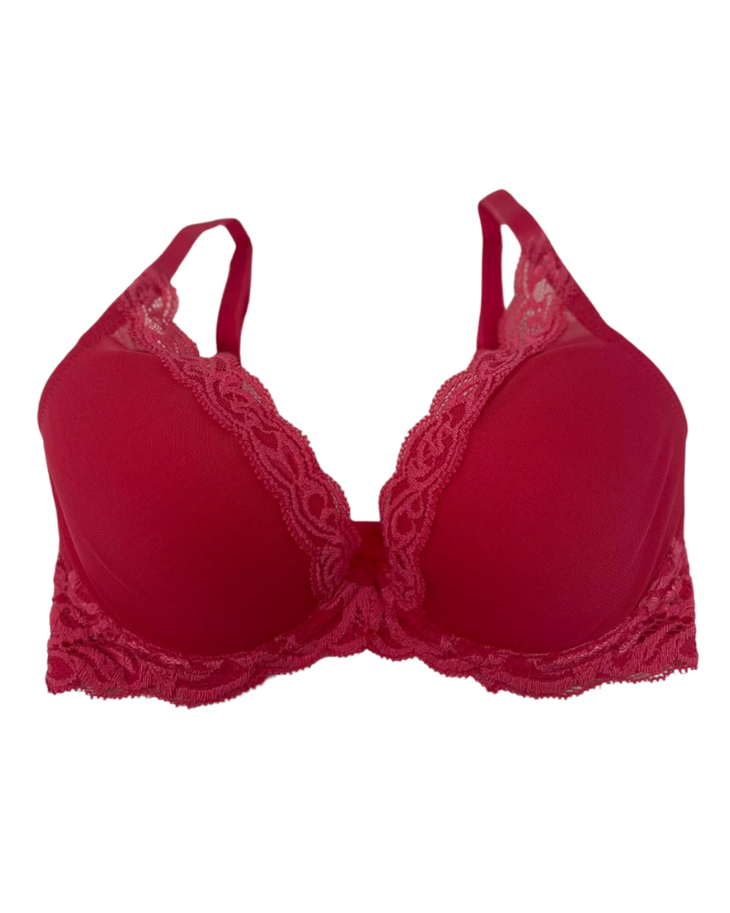 Natori 730023 Sunset Coral Feathers Molded Underwire Bra Myselflingerie.com