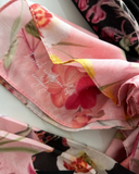 Valeri Chinoiserie Bloom Adjustable Pre-Tied Bandanna with Full Grip Myselflingerie.com