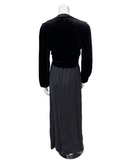 ORD DRO26923 Velvet Button Down Fake Wrap Lounger Myselflingerie.com