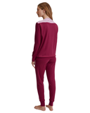 Calida #197 Dahlia Pink Soulmate 100% Cotton Pajamas Set