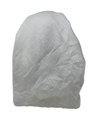 It's Younique OB-HER-WH White Herringbone Pre-Tied Open Back Bandanna with Velvet Grip Myselflingerie.com