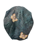 Lizi Headwear DST-C-BX-2503 Aged Butterfly Silk Prints Adjustable Pre-Tied Bandanna with Velvet Grip Myselflingerie.com