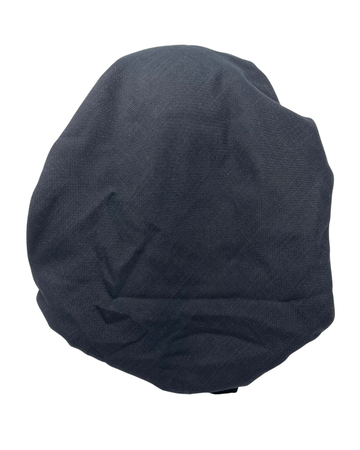 Lizi Headwear IBC-BX-2515 Black Solid Adjustable Pre-Tied Bandanna with Velvet Grip Myselflingerie.com