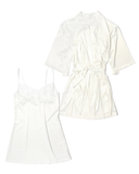 Hanky Panky Light Ivory Happily Ever After Chemise & Wrap Set