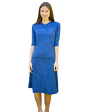 Jackie O' 2PC-JR-CVRP-NVD Navy Denim Junior Swim Top & Skirt Set myselflingerie.com