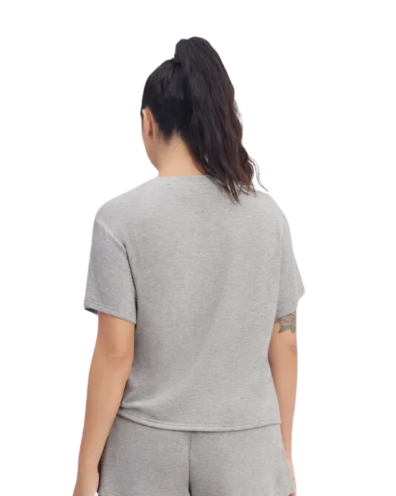 UGG 1136910 Grey Heather Aniyah Pajamas Shorts Set myselflingerie.com