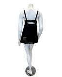 Montelle 9544 Black/Moonshell Simple Pleasures Balconette Chemise myselflingerie.com