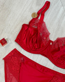 Wacoal 841377 Barbados Cherry Side Note Hi Cut Brief myselflingerie.com