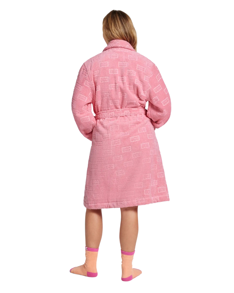 UGG 1152746 Macaron UGGBlock Jacquard Lenore Terry Robe myselflingerie.com