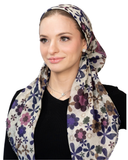 Tie Ur Knot Neutral Bloom Square Scarf myselflingerie.com