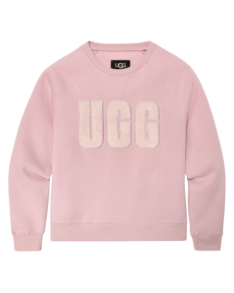 UGG MADELINE FUZZY LOGO CREWNECKグレー×ピンク web_image_41_grande.png?v=