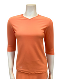 Jackie O' 2PC-JR-CVRP-PCH Peach Junior Swim Top & Skirt Set myselflingerie.com