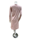 Iora Lingerie 23406 Rose V Lace Button Down 100% Cotton Nightshirt myselflingerie.com