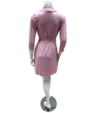 Fleur't 620 Pink Nectar Modal Short Morning Robe myselflingerie.com