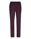 Calida 15828 + 29552 Red Hearts Dark Lapis Blue Cotton Pajamas Set myselflingerie.com