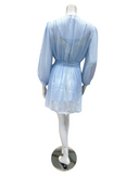 Rya Collection 706 Marian Blue True Love Chiffon Wrap myselflingerie.com