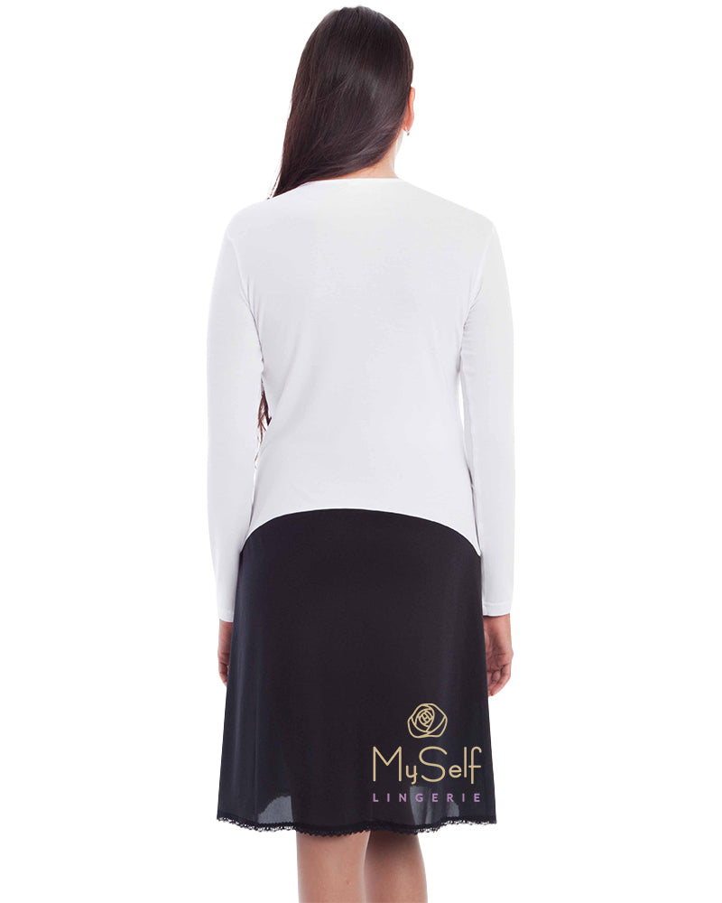 Gemsli FK31239" Long Sleeve Shell Slip myselflingerie.com