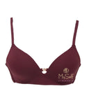 Dorina Burgundy Fili Molded Wire Free T-Shirt Bra