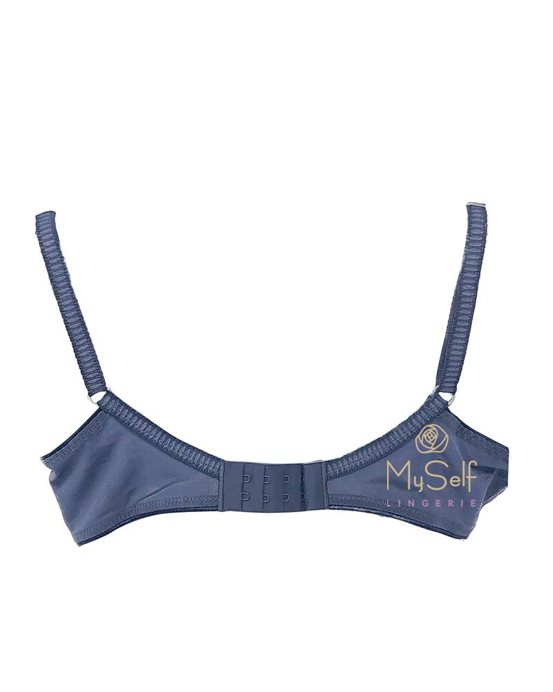 hantelle 2601 Dark Charcoal Champs Elysees 3 Part Bra myselflingerie.com