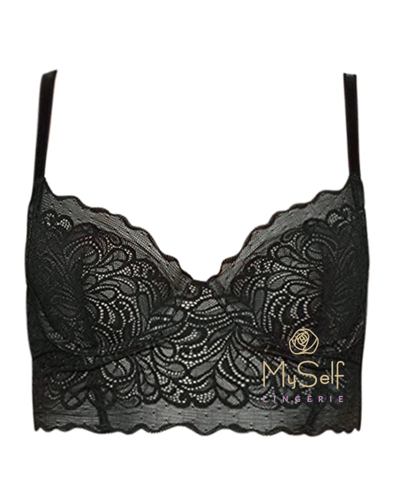 Btempt'd 959257 Undisclosed Lace Underwire Bralette MYSELFLINGERIE.COM
