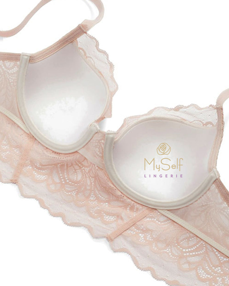 Btempt'd 959257 Undisclosed Lace Underwire Bralette MYSELFLINGERIE.COM