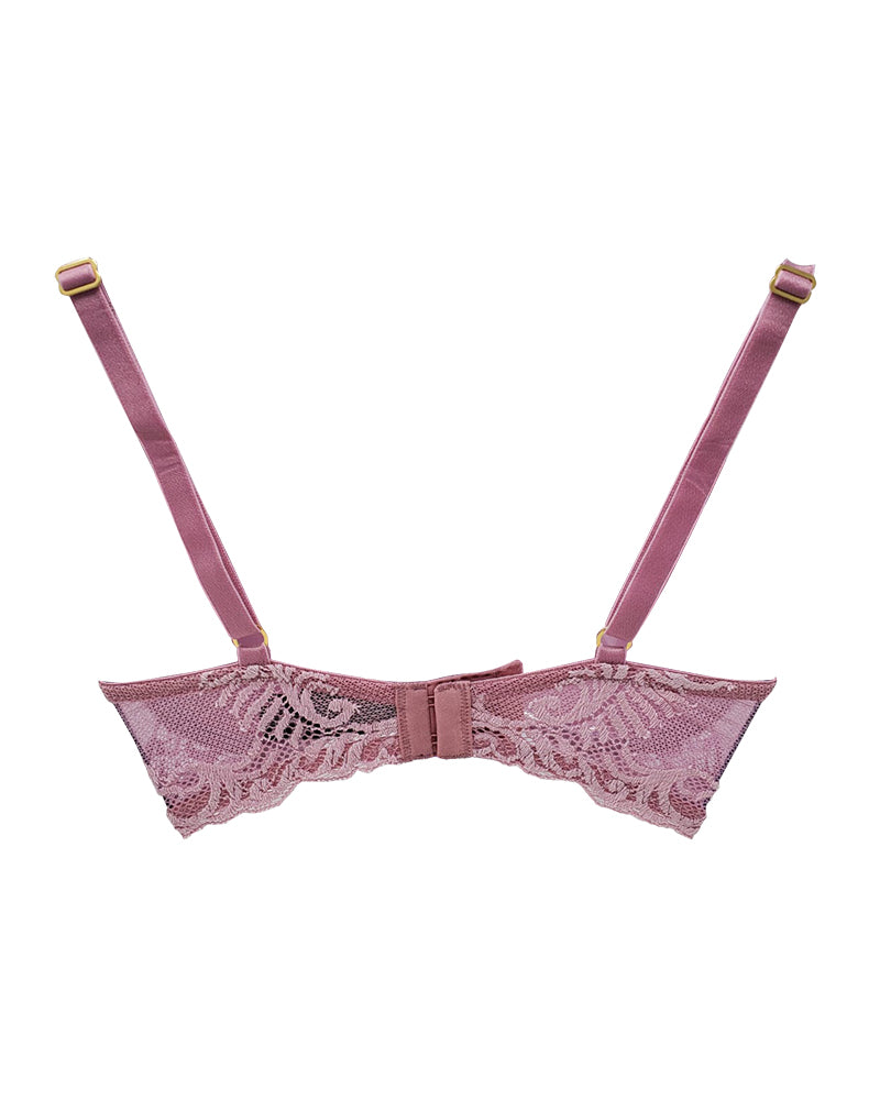 Natori 730023 Spanish Rose Feathers Molded Underwire Bra myselflingerie.com