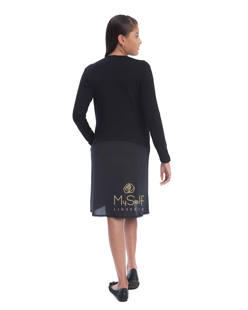 Gemsli FK31241" Long Sleeve Shell Slip myselflingerie.com