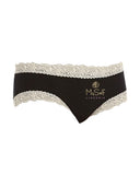 Fleur't 600 Modal Lace Trim Boyshorts MYSELFLINGERIE.COM
