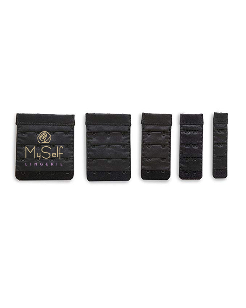 Fashion Essentials 50511 Black 2 Hook Single Extender MYSELFLINGERIE.COM