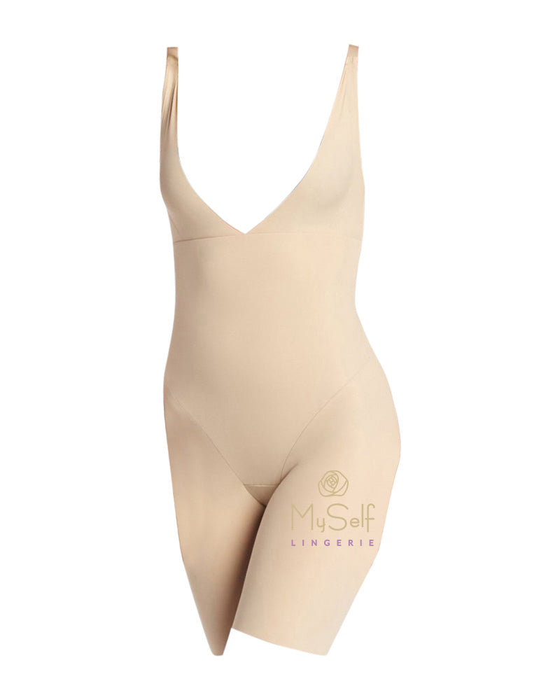 Flexees 2556 Bodysuit with Legs MYSELFLINGERIE.COM