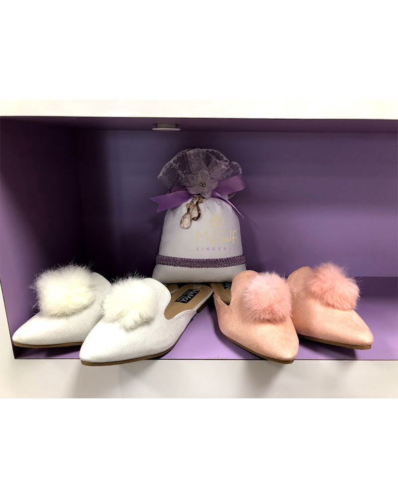 Me Moi CSL00163 Vida Mule Slipper MYSELFLINGERIE.COM